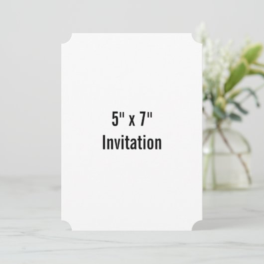Einfache Markenwerbung Karte 5" x 7"  (Stehend Vorderseite)