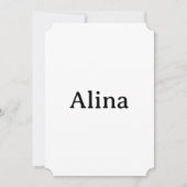 Einfache Markenwerbung-Karte 5" x 7" Einladung (Vorderseite)