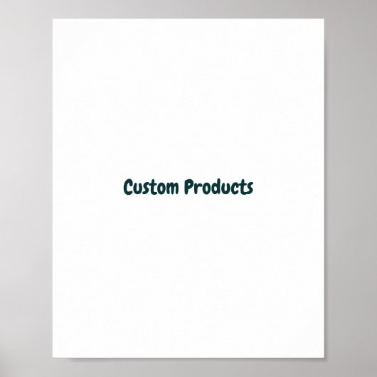 Einfache Markenwerbung Mattposter Poster (Vorne)