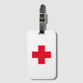 Einfache Markierung für das medizinische Gepäck de Gepäckanhänger (Vorderseite Vertikal)