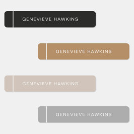 Einfache Markierungen für Linennamen Etiketten