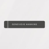 Einfache Markierungen für Linennamen Etiketten (Design 1)