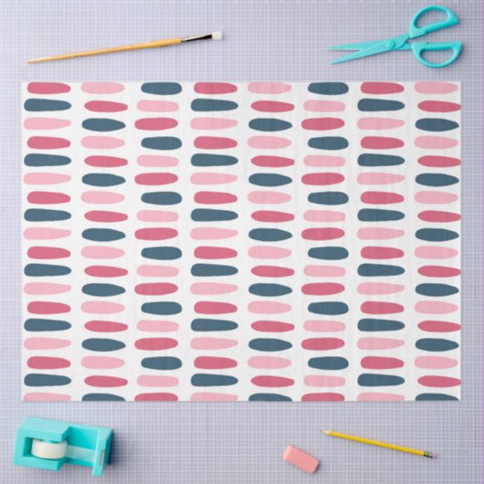 Einfache Markierungen Vva magenta Muster Seidenpapier (Basteln)