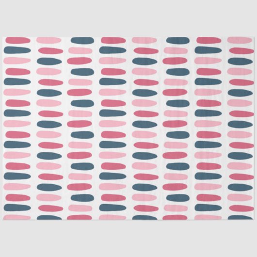 Einfache Markierungen Vva magenta Muster Seidenpapier (Vorderseite)