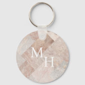 Einfache Marmor Schlüsselanhänger (Vorderseite)