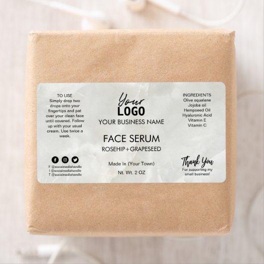 Einfache Marmorplatte Serummarke (Insitu)