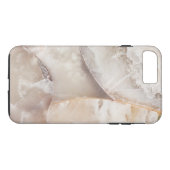 Einfache Marmortextur Personalisiert Case-Mate iPhone Hülle (Rückseite (Horizontal))