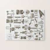 einfache Maschinen ~ Hydraulik- und Hydrostatikanl Puzzle (Horizontal)