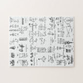 Einfache Maschinen ~ Mechaniks ~ Ephraim Kammern ~ Puzzle (Horizontal)