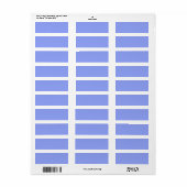 einfache Massivfarbe, individuell blau pastellfarb (Vorne)