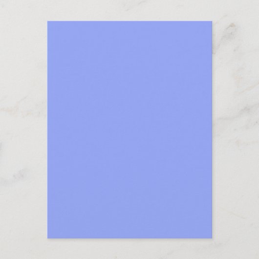 einfache Massivfarbe, individuell blau pastellfarb Postkarte (Vorderseite)
