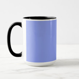 einfache Massivfarbe, individuell blau pastellfarb Tasse