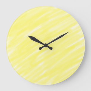 einfache Massivfarbe, kundengelb, pastellfarben un Große Wanduhr