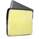einfache Massivfarbe, kundengelb, pastellfarben un Laptopschutzhülle (Vorne Rechts)