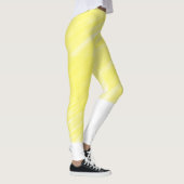 einfache Massivfarbe, kundengelb, pastellfarben un Leggings (Rechts)