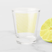 einfache Massivfarbe, kundengelb, pastellfarben un Schnapsglas (Rückseite)