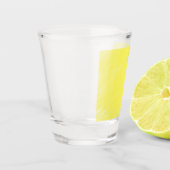 einfache Massivfarbe, kundengelb, pastellfarben un Schnapsglas (Links)