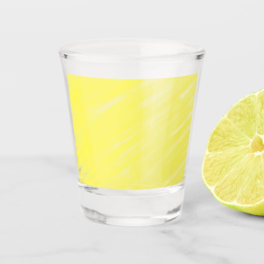 einfache Massivfarbe, kundengelb, pastellfarben un Schnapsglas (Vorderseite)
