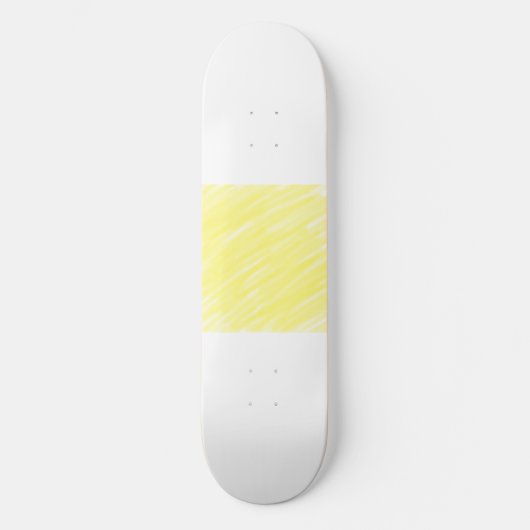 einfache Massivfarbe, kundengelb, pastellfarben un Skateboard (Vorderseite)