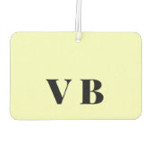 einfache Massivfarben, nach Maß angepasst Autolufterfrischer (Rückseite)