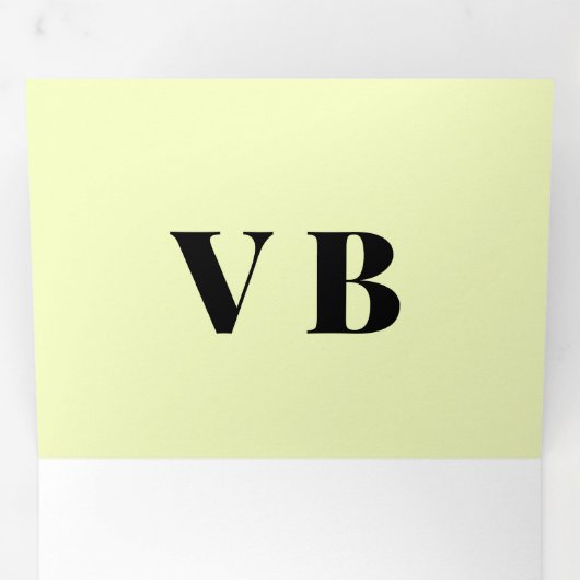 einfache Massivfarben, nach Maß angepasst Dreifach Gefaltete Urlaubskarte (Innen Erste Seite)