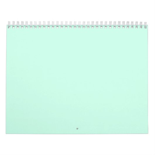 einfache Massivfarben, nach Maß angepasst Kalender (Titelbild)