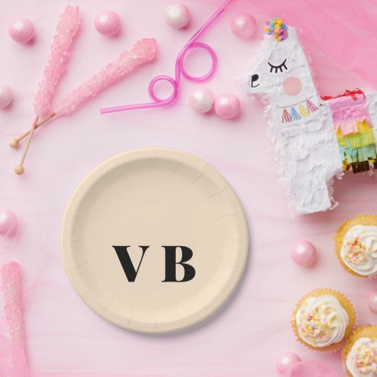 einfache Massivfarben, nach Maß angepasst Pappteller (Party)