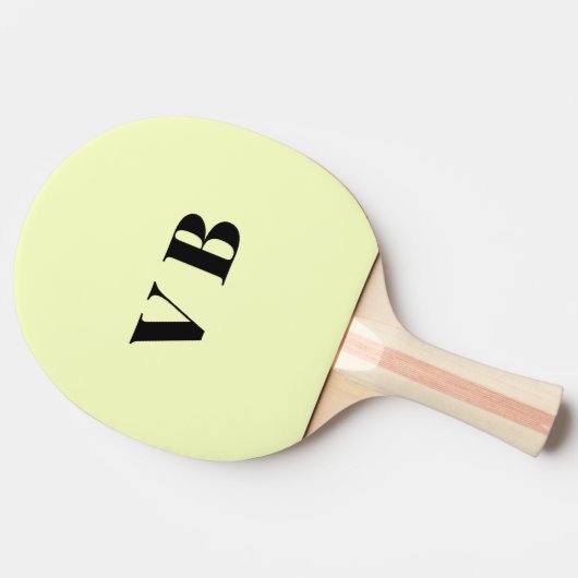 einfache Massivfarben, nach Maß angepasst Tischtennis Schläger (Seitenansicht)