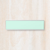 einfache Massivfarben, nach Maß angepasst Türschild (Vorderseite )