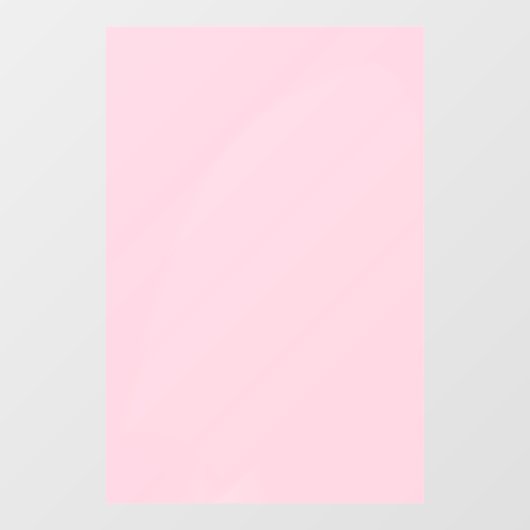 einfache Massivfarben, nach Maß auf die Pastellfar Fensteraufkleber (Blatt)