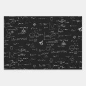 Einfache Mathematik Formeln Geschenkpapier Set (Vorderseite)