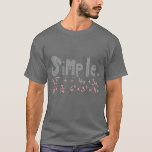 Einfache Mathematik T-Shirt