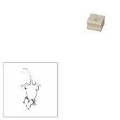 Einfache Maus Zeichnend Gummistempel (Stempel)