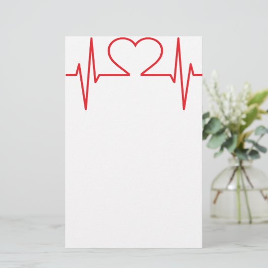 Einfache medizinische briefpapier (Stehend Vorderseite)