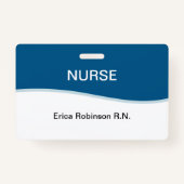 Einfache medizinische Nurse-Abzeichen Ausweis (Rückseite)