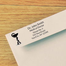 Einfache medizinische Schüssel mit Hygieia Schlang