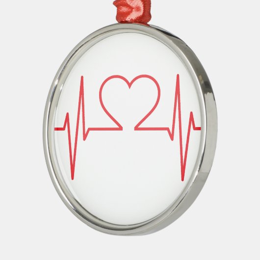 Einfache medizinische silbernes ornament (Links)