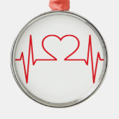 Einfache medizinische silbernes ornament (Vorne)