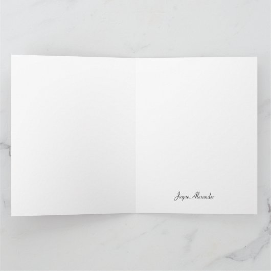 Einfache Meeresschildkröte - Danke (Innenseite)