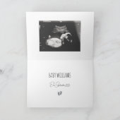 Einfache Meldung der Schwangerschaft Ankündigung (Innenseite)