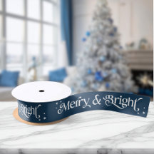 Einfache Merry & Bright Blue Weihnachten
