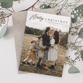 Einfache Merry Script 3 Foto Weihnachten