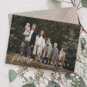 Einfache Merry Script 3 Foto Weihnachten