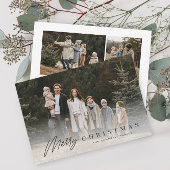 Einfache Merry Script 3 Foto Weihnachten