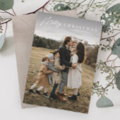 Einfache Merry Script 3 Foto Weihnachten