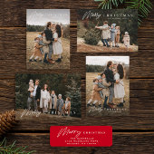 Einfache Merry Script 3 Foto Weihnachten