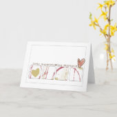 Einfache Message Cards Karte (Gelbe Blume)