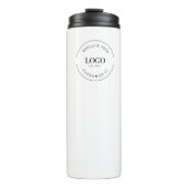 Einfache Messe - QR-Code für Business-Logos Thermosbecher (Vorderseite)