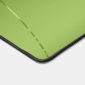 Einfache metallische grüne Textur Tiny Steps Monog Schreibtischunterlage (Ecke)