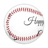 EINFACHE MINDESTANGABE.CUTIE ADD NAME BABY happy b Baseball (Vorderseite Links)